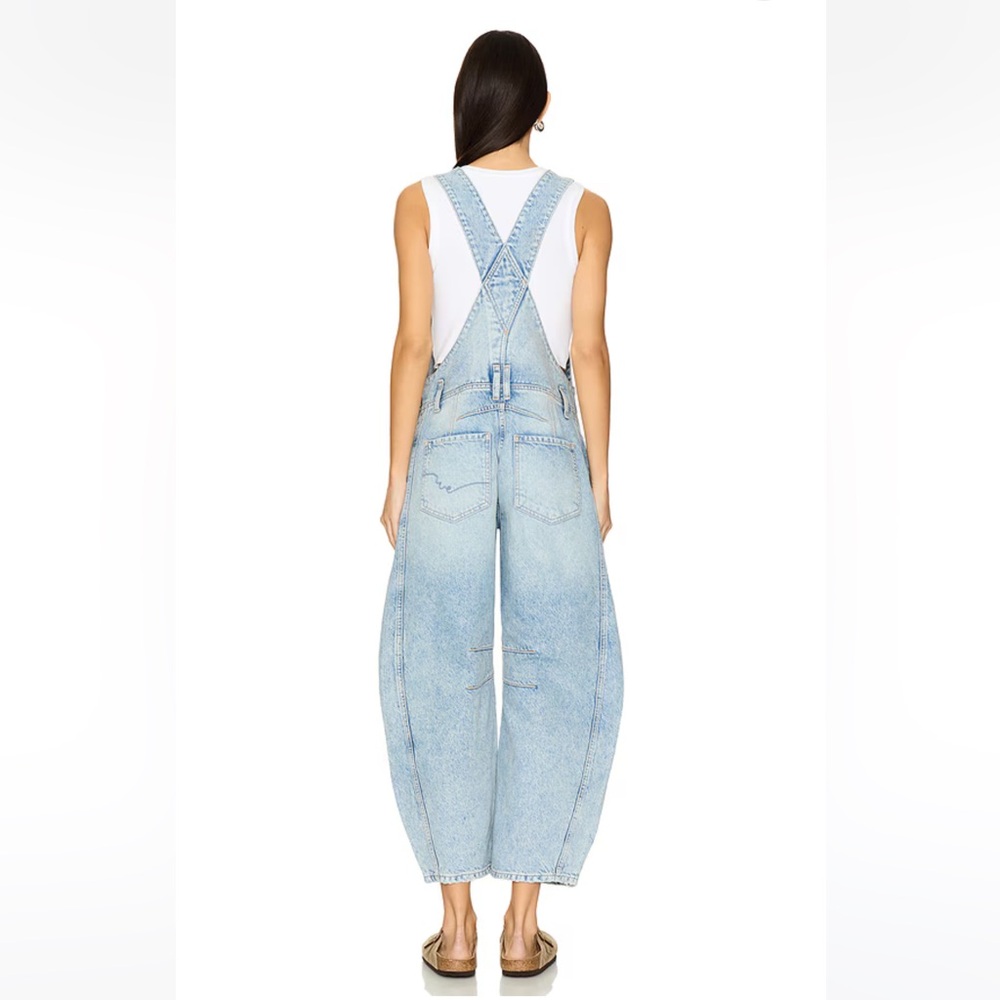 We The Free Good Luck Barrel Denim Overalls - Picture 2 of 4